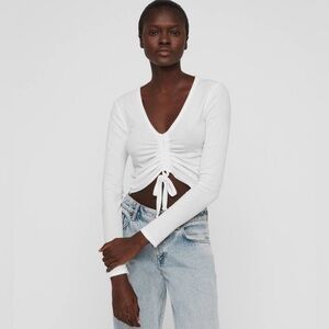 Allsaints Sz Sm Crop Rina T-Shirt